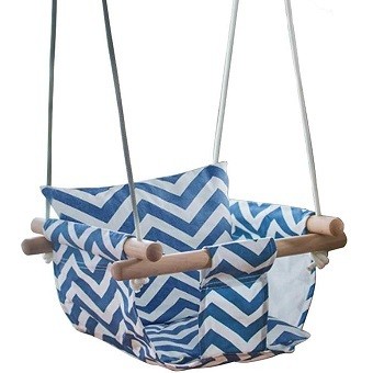 DILIMI Baby Canvas Swing Chair Hanging Toddler Secure Hammock