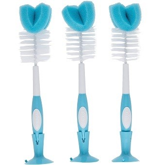 Dr. Brown's Baby Bottle Cleaning Brush with Sponge and Scrubber
