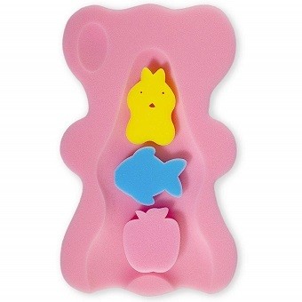 HALLO Soft Infant Bath Sponge Skid Proof
