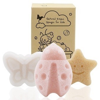MYHomeBody Konjac Baby Sponge for Bathing