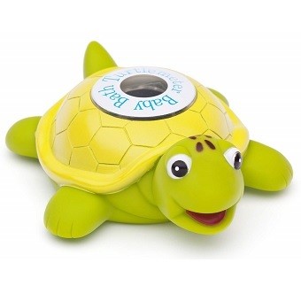 Ozeri Baby Bath Floating Turtle Toy and Thermometer