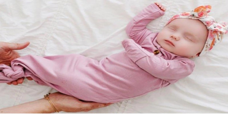 Simplicity and Style Knotted Gowns for Happy and Healthy Babies