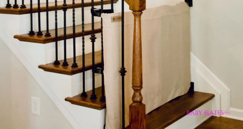 DIY Fabric Baby Gate