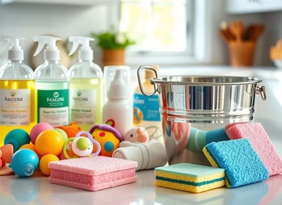 safe ways to store cleaning products around babies