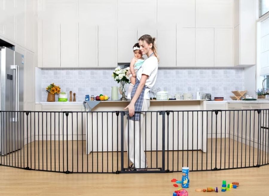 best baby gates for wide openings and large spaces