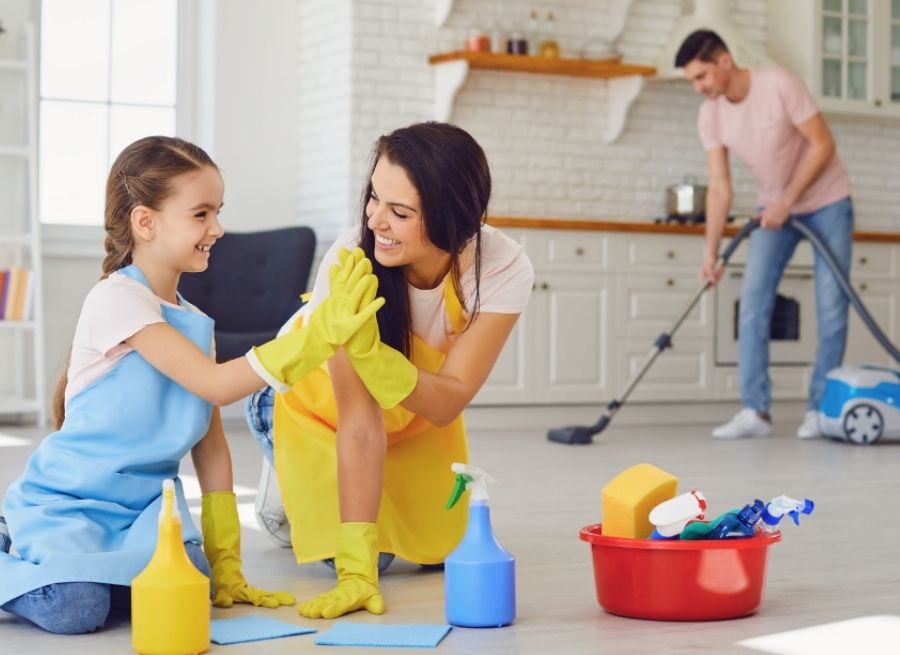 safe ways to store cleaning products around babies